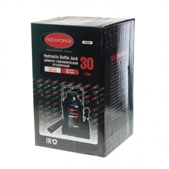 6 649 р. Домкрат бутылочный 30т 255-465мм ROCKFORCE ROCKFORCE rf-t93004 ROCKFORCE rf-t93004  с доставкой в г. Пермь. Увеличить фотографию 4