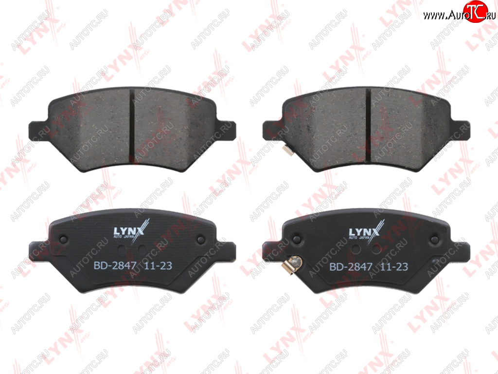 2 049 р. Колодки тормозные CHERY Tiggo (05-) передние (4шт.) LYNX LYNX bd2847  с доставкой в г. Пермь