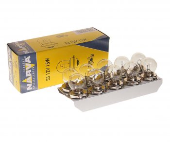 13 р. Лампа 12V S3 15W P26s Standard NARVA NARVA 490143000  с доставкой в г. Пермь. Увеличить фотографию 1