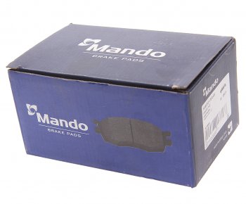 1 599 р. Колодки тормозные MITSUBISHI Pajero,Pajero Sport передние (4шт.) MANDO MANDO mbf015448 MANDO mbf015448  с доставкой в г. Пермь. Увеличить фотографию 2