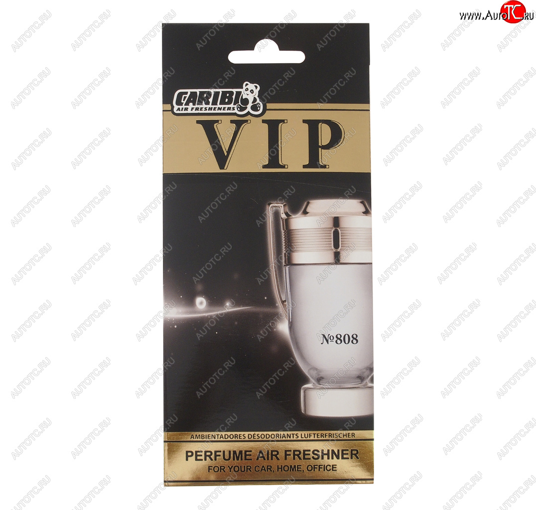 240 р. Ароматизатор подвесной пластина (№808 Paco Rabanne Invictus) CARIBI CARIBI crb808  с доставкой в г. Пермь