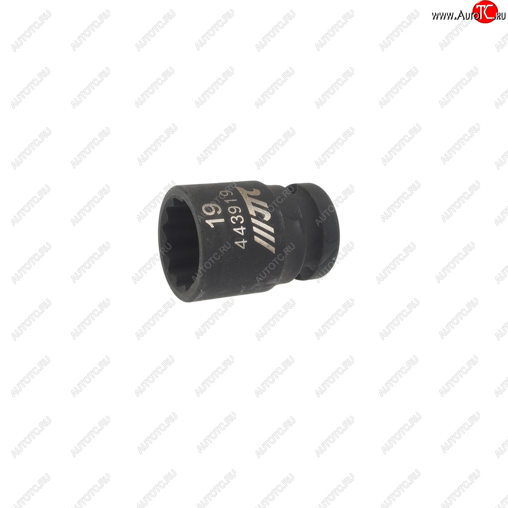 379 р. Головка торцевая 12 19мм 12-ти гранная ударная L=38мм JTC JTC TOOLS CO., LTD jtc-443919  с доставкой в г. Пермь