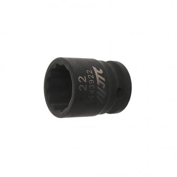 489 р. Головка торцевая 12 22мм 12-ти гранная ударная L=38мм JTC JTC TOOLS CO., LTD jtc-443922  с доставкой в г. Пермь. Увеличить фотографию 1