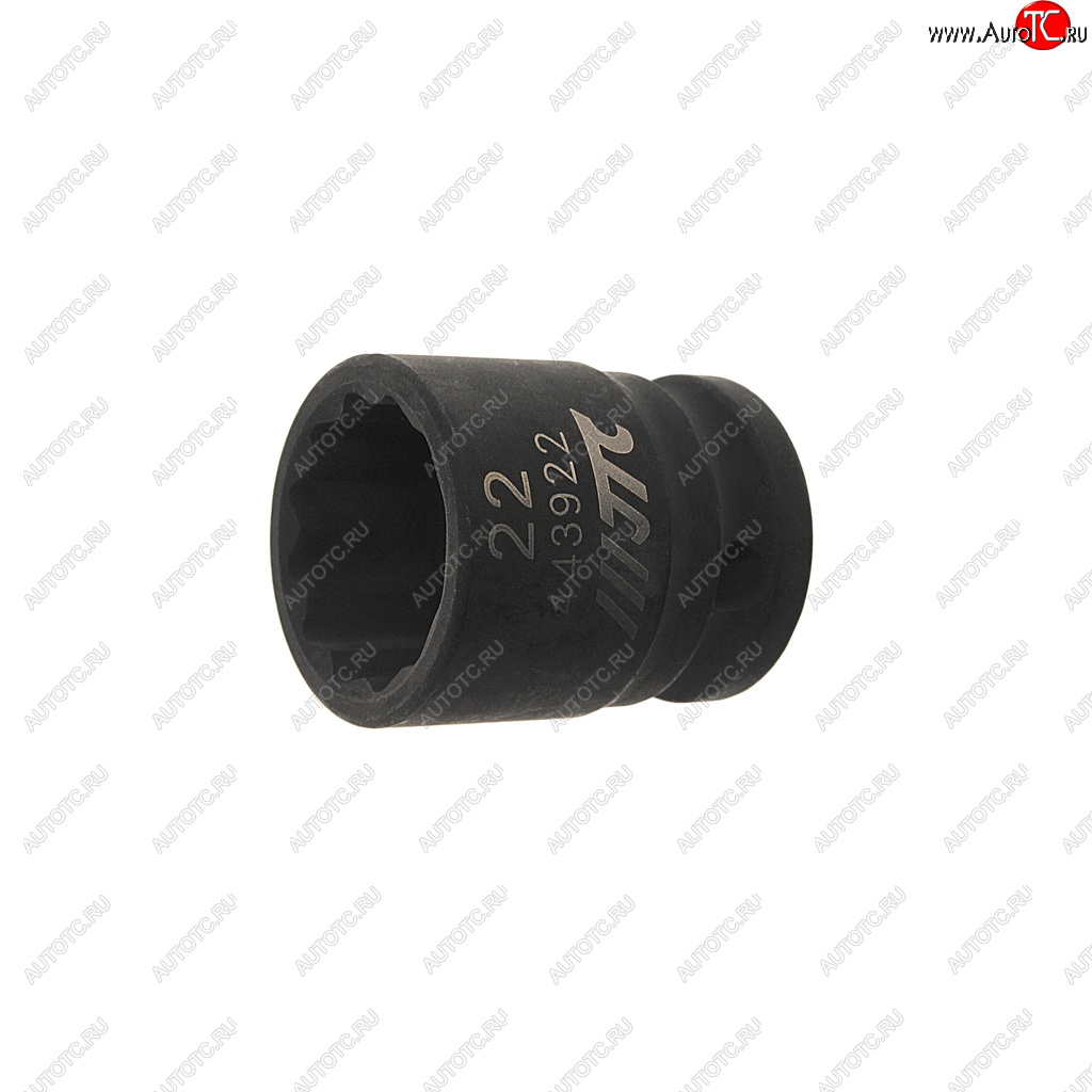 489 р. Головка торцевая 12 22мм 12-ти гранная ударная L=38мм JTC JTC TOOLS CO., LTD jtc-443922  с доставкой в г. Пермь