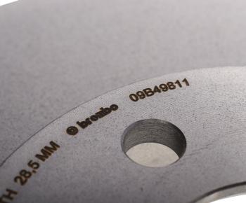 10 899 р. Диск тормозной VW T5 (03-) передний (1шт.) BREMBO BREMBO 09.b498.11  с доставкой в г. Пермь. Увеличить фотографию 5