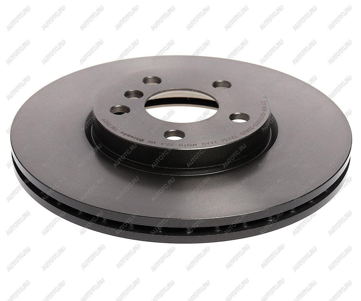 13 349 р. Диск тормозной BMW X1 (F48) (14-) передний вентилируемый (1шт.) BREMBO BREMBO 09.c350.11  с доставкой в г. Пермь