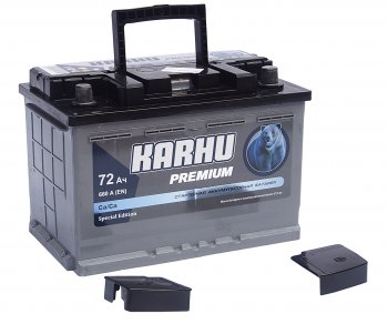 7 449 р. Аккумулятор KARHU Premium 72А/ч обратная полярность KAINAR 6ст72(0) KAINAR 6ст72(0)  с доставкой в г. Пермь. Увеличить фотографию 3