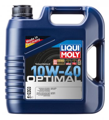 3 779 р. Масло моторное OPTIMAL 10W40 псинт.4л LIQUI MOLY LIQUI MOLY 3930  с доставкой в г. Пермь. Увеличить фотографию 1