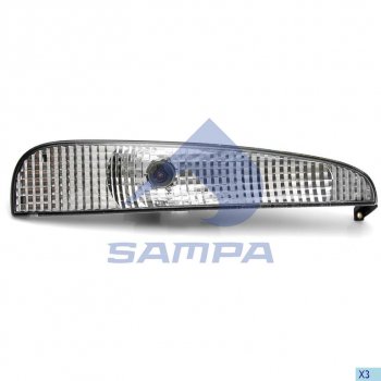 989 р. Указатель поворота MERCEDES Axor (04-) правый SAMPA SAMPA 201.091  с доставкой в г. Пермь. Увеличить фотографию 1
