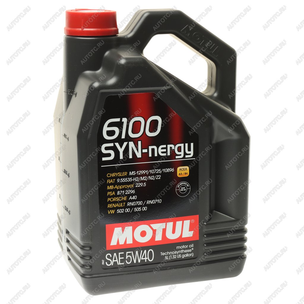 4 999 р. Масло моторное 6100 SYNERGIE 5W40 псинт.5л MOTUL MOTUL 111690  с доставкой в г. Пермь