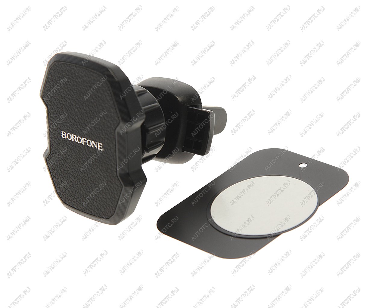 519 р. Держатель телефона на дефлектор магнитный черный BOROFONE BOROFONE bh110 black  с доставкой в г. Пермь