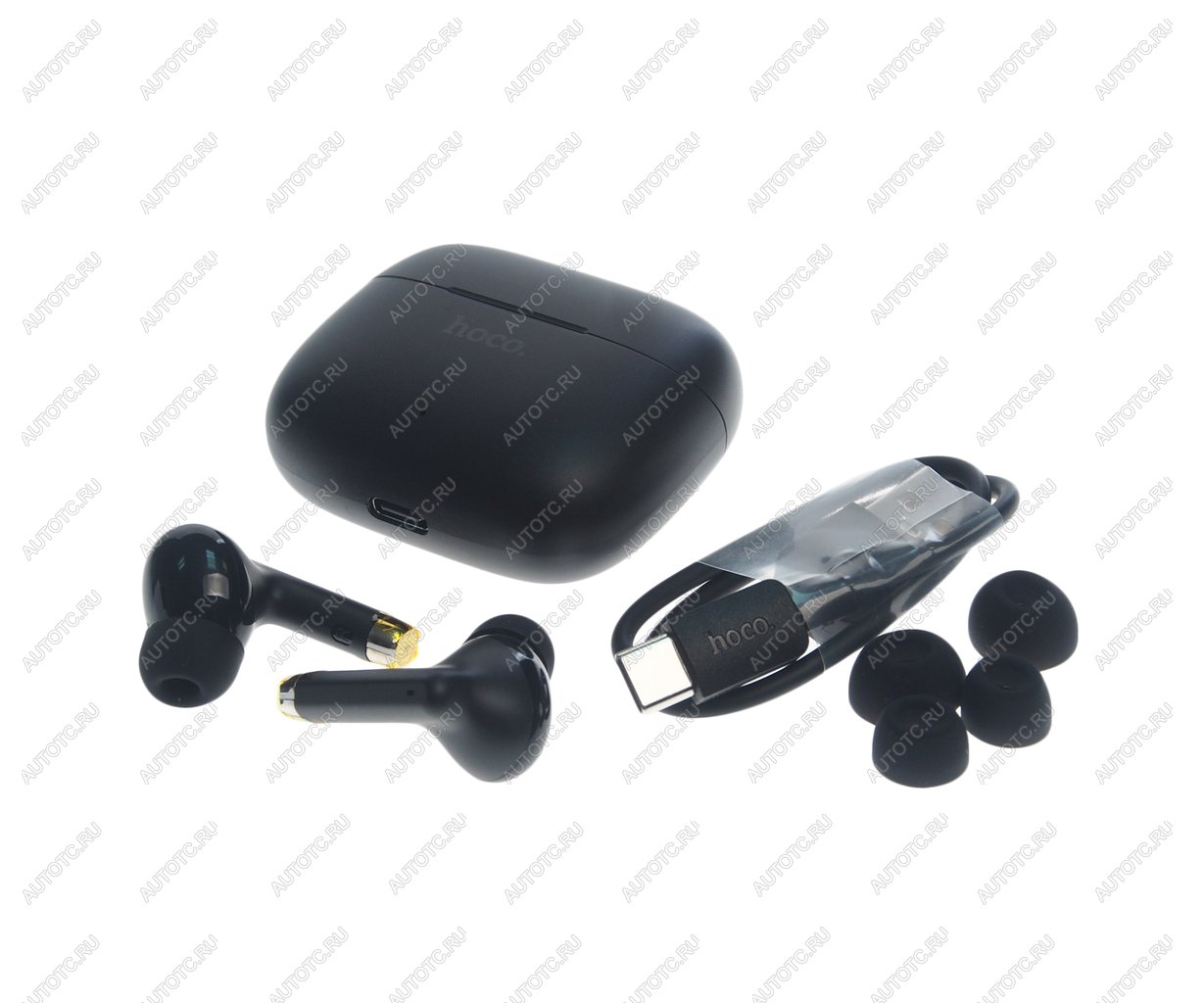 1 179 р. Наушники беспроводные TWS HOCO HOCO eq2 black  с доставкой в г. Пермь