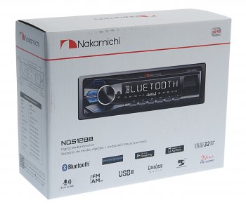 2 899 р. Магнитола автомобильная 1DIN NAKAMICHI NAKAMICHI nak-nq512bb  с доставкой в г. Пермь. Увеличить фотографию 3