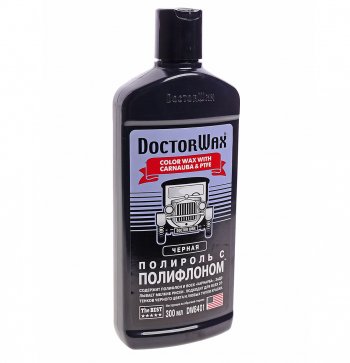 729 р. Полироль кузова с тефлоном черная 300мл DOCTOR WAX DOCTOR WAX dw8401  с доставкой в г. Пермь. Увеличить фотографию 1