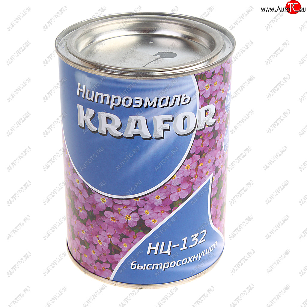 399 р. Краска серая 700г НЦ-132 KRAFOR KRAFOR 500  с доставкой в г. Пермь
