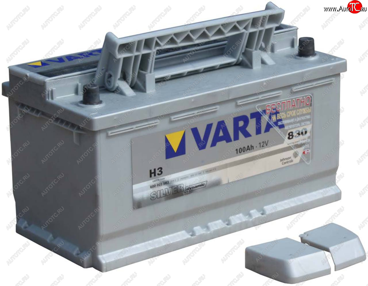 21 749 р. Аккумулятор VARTA Silver Dynamic 100Ач обратная полярность VARTA 6ст100(0) h3  с доставкой в г. Пермь
