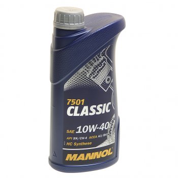 739 р. Масло моторное CLASSIC 10W40 CH-4SN псинт.1л 7501 MANNOL MANNOL 1100  с доставкой в г. Пермь. Увеличить фотографию 1