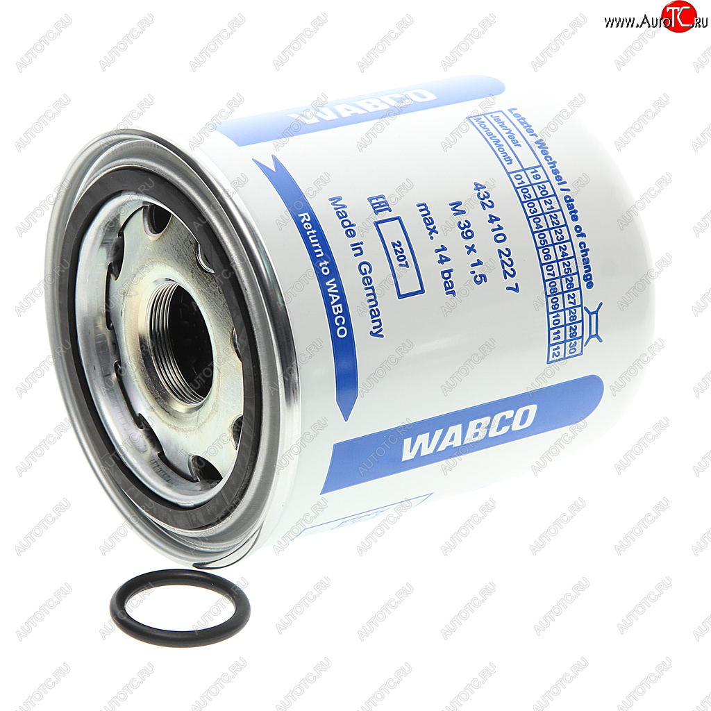 2 499 р. Фильтр-патрон КАМАЗ,МАЗ,ПАЗ осушителя воздуха WABCO WABCO 432 410 222 7  с доставкой в г. Пермь