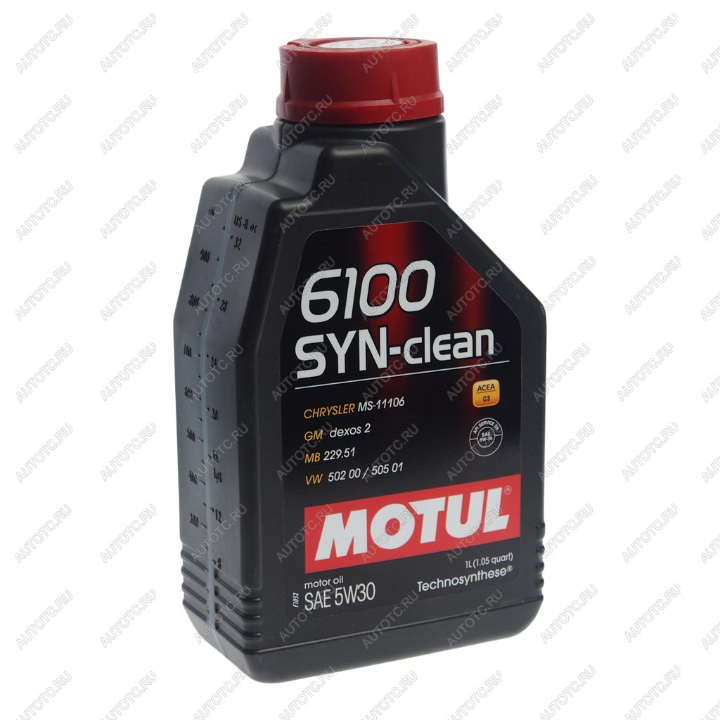 1 169 р. Масло моторное 6100 SYN-CLEAN 5W30 псинт.1л MOTUL MOTUL 112133  с доставкой в г. Пермь