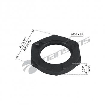 Гайка SAF ступицы M56х2мм (SW85) MANSONS MANSONS 600.162
