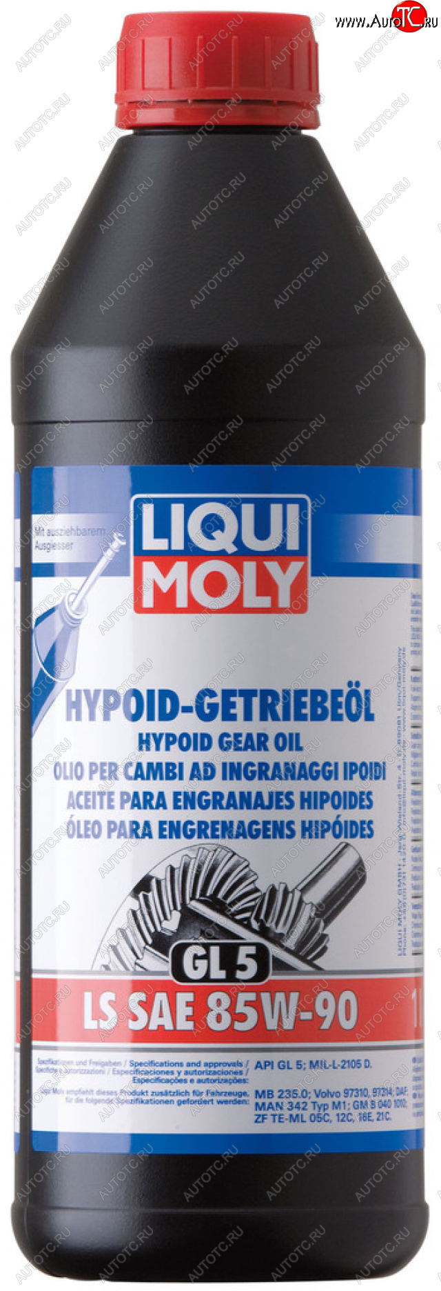 1 969 р. Масло трансмиссионное GETRIEBEOIL LS GL-5 85W90 1л LIQUI MOLY LIQUI MOLY 1410  с доставкой в г. Пермь
