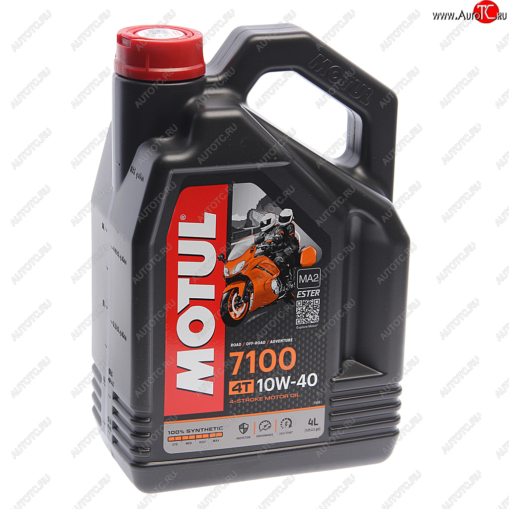 8 299 р. Масло моторное для 4-х тактных двигателей 7100 ESTER 4T 10W40 синт.4л MOTUL MOTUL 112122  с доставкой в г. Пермь
