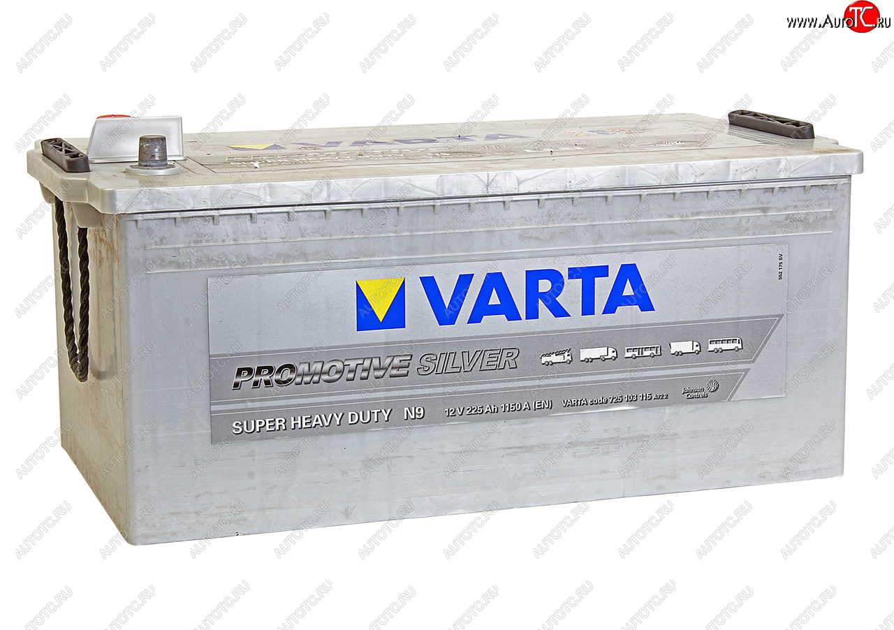 46 999 р. Аккумулятор VARTA Promotive Silver 225Ач обратная полярность VARTA 6ст225(3) n9  с доставкой в г. Пермь