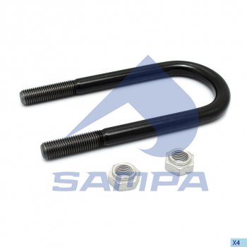 1 539 р. Стремянка BPW рессоры (М24x280х125мм) SAMPA SAMPA 070.3361  с доставкой в г. Пермь. Увеличить фотографию 1