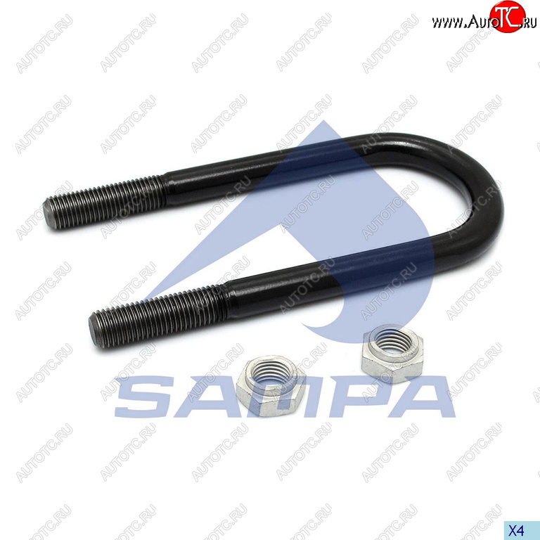 1 539 р. Стремянка BPW рессоры (М24x280х125мм) SAMPA SAMPA 070.3361  с доставкой в г. Пермь