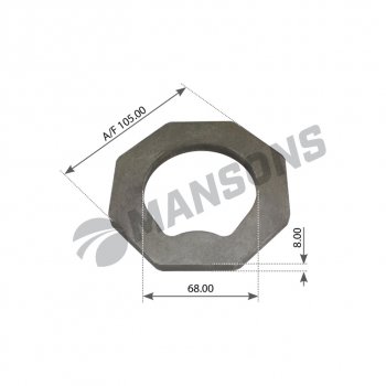429 р. Шайба SCANIA ступицы стопорная MANSONS MANSONS 100.577  с доставкой в г. Пермь. Увеличить фотографию 1
