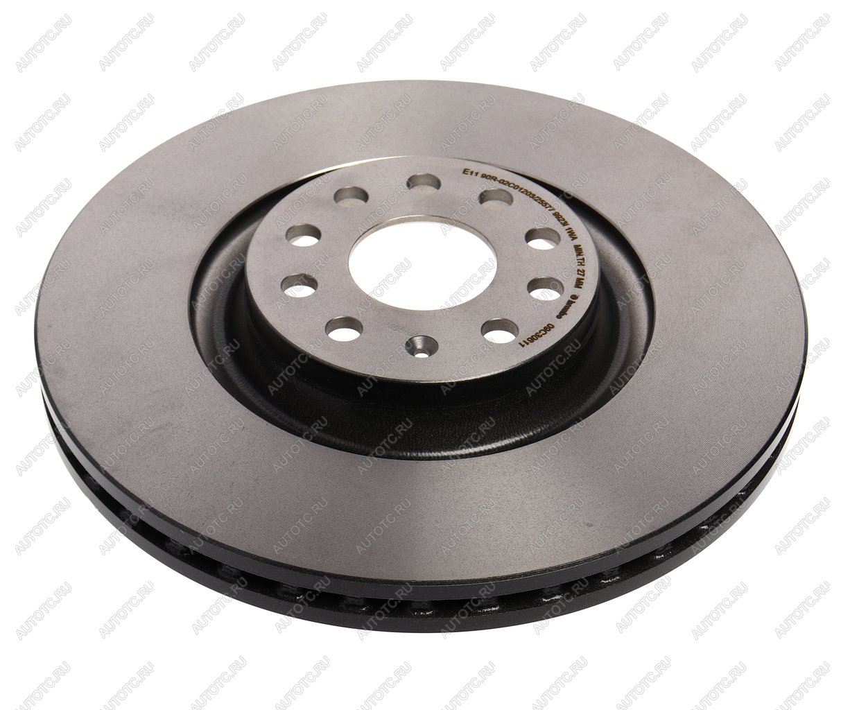 10 299 р. Диск тормозной VW Golf (12-) AUDI A3 (12-) SKODA Octavia (12-) передний вентилируемый (1шт.) BREMBO BREMBO 09c30611  с доставкой в г. Пермь
