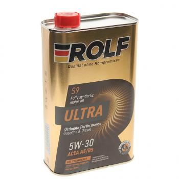 1 389 р. Масло моторное Ultra A5B5 5W30 синт.1л ROLF ROLF 323146  с доставкой в г. Пермь. Увеличить фотографию 1