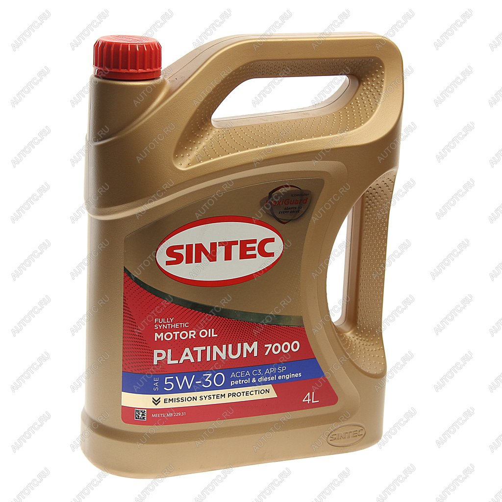2 079 р. Масло моторное Platinum 7000 C3SP 5W30 синт.4л SINTEC SINTEC 600149  с доставкой в г. Пермь