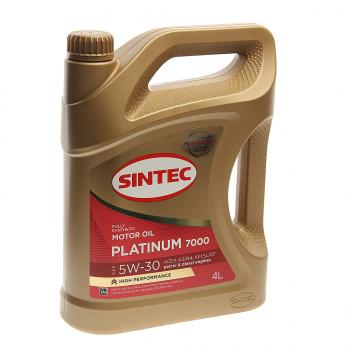2 079 р. Масло моторное Platinum 7000 A3B4 5W30 синт.4л SINTEC SINTEC 600144  с доставкой в г. Пермь. Увеличить фотографию 1