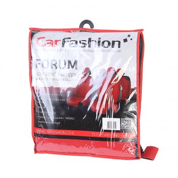 1 549 р. Авточехлы (майка) полиэстер красные (7 предм.) Forum CARFASHION CARFASHION 22027  с доставкой в г. Пермь. Увеличить фотографию 3