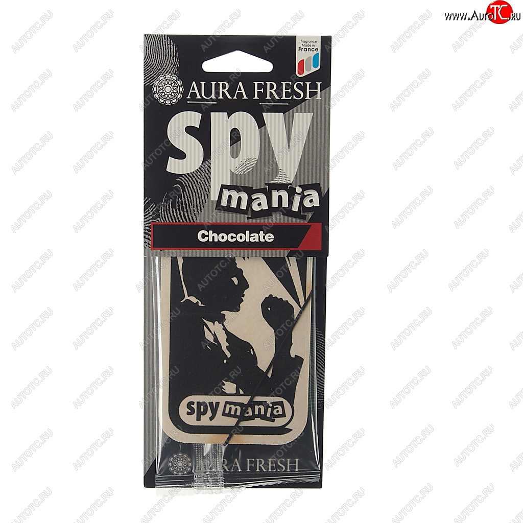 91 р. Ароматизатор подвесной картонный (chocolate) Spy Mania AURA FRESH AURA FRESH 23100  с доставкой в г. Пермь