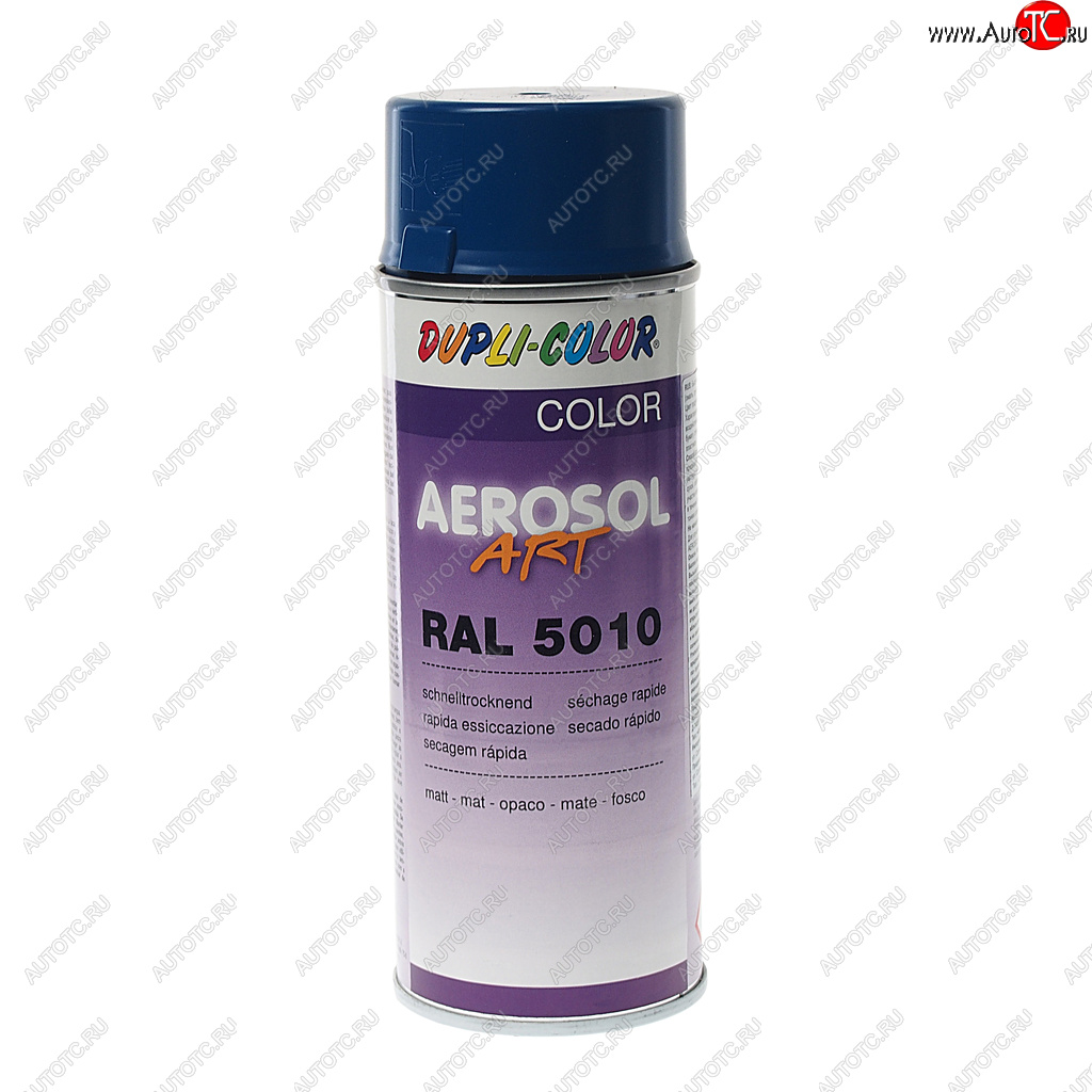 214 р. Краска синяя матовая 400мл RAL5010 DUPLI COLOR DUPLI COLOR 741470  с доставкой в г. Пермь