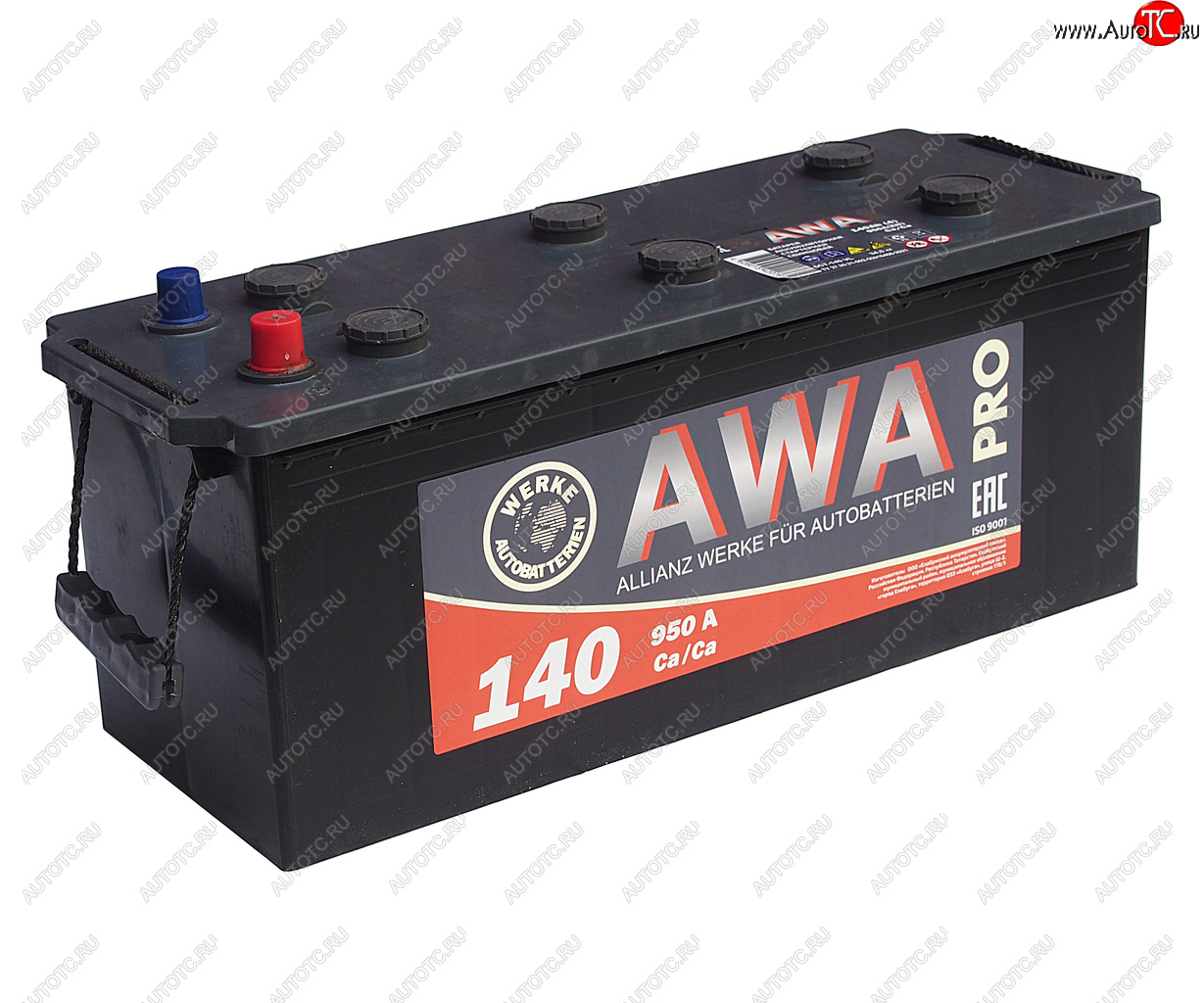17 699 р. Аккумулятор AWA PRO 140Ач AWA 6ст140(4)  с доставкой в г. Пермь