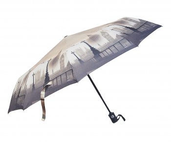 1 399 р. Зонт женский 3 сложения купол-эпонж R-58см RAINDROPS RAINDROPS 995  с доставкой в г. Пермь. Увеличить фотографию 1