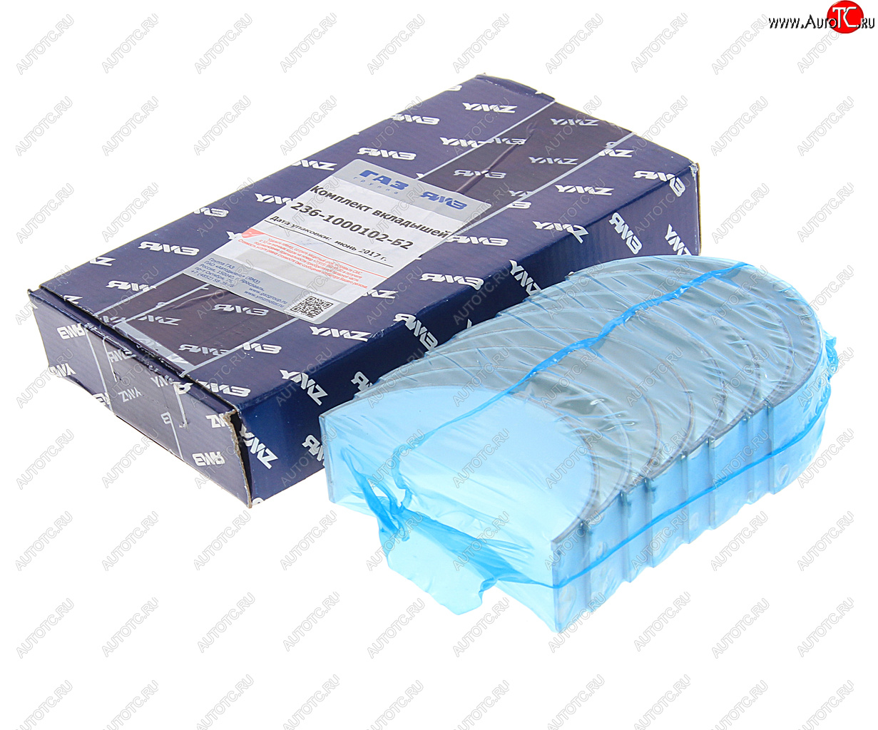 2 559 р. Вкладыши ЯМЗ-236 коренные d+0.00 АВТОДИЗЕЛЬ ЯМЗ 236-1000102-б2  с доставкой в г. Пермь