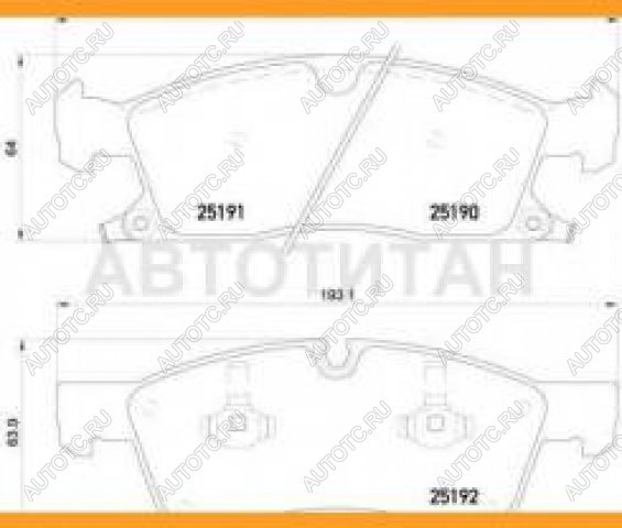 6 899 р. Колодки тормозные передние (4шт.) BREMBO Jeep Grand Cherokee WK2 дорестайлинг (2010-2013)  с доставкой в г. Пермь