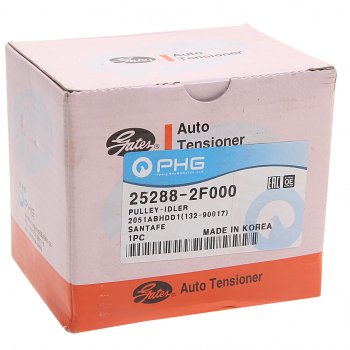 1 259 р. Ролик приводного ремня HYUNDAI Santa Fe (09-),ix35 (09-) KIA Sorento (09-) (2.02.2) обводной GATES GATES 25288-2f000  с доставкой в г. Пермь. Увеличить фотографию 3