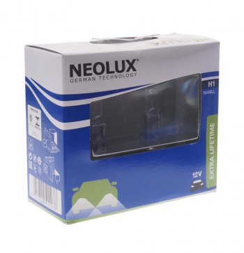 499 р. Лампа 12V H1 55W P14.5s 3200K 1550лм бокс (2шт.) Extra Lifetime NEOLUX NEOLUX n448ll-2scb  с доставкой в г. Пермь. Увеличить фотографию 1