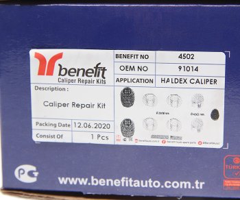 719 р. Ремкомплект суппорта HALDEX MODUL X (пятаки,пыльники) BENEFIT BENEFIT 4502  с доставкой в г. Пермь. Увеличить фотографию 4