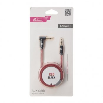 241 р. Кабель jack 3.5 1.5м красно-черный OLMIO OLMIO olm-038900  с доставкой в г. Пермь. Увеличить фотографию 1