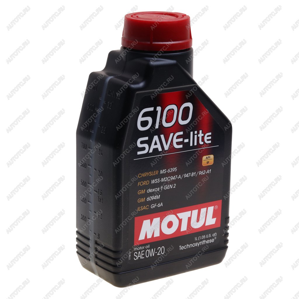 1 299 р. Масло моторное 6100 SAVE-LITE 0W20 синт. 1л MOTUL MOTUL 108002  с доставкой в г. Пермь