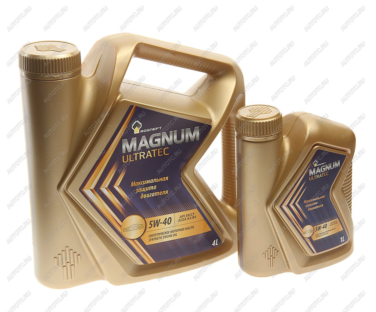 2 499 р. Масло моторное MAGNUM Ultratec 5W40 SNCFA3B4 синт.4л+1л РОСНЕФТЬ РОСНЕФТЬ 75310  с доставкой в г. Пермь