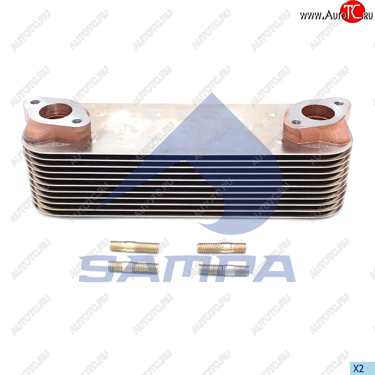 8 349 р. Радиатор масляный MAN дв.D2066 SAMPA SAMPA 025.158  с доставкой в г. Пермь