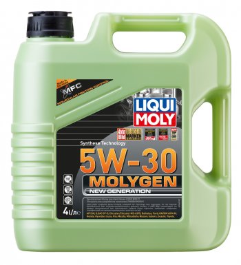 8 349 р. Масло моторное MOLYGEN NEW GENERATION 5W30 синт.4л LIQUI MOLY LIQUI MOLY 9089  с доставкой в г. Пермь. Увеличить фотографию 1