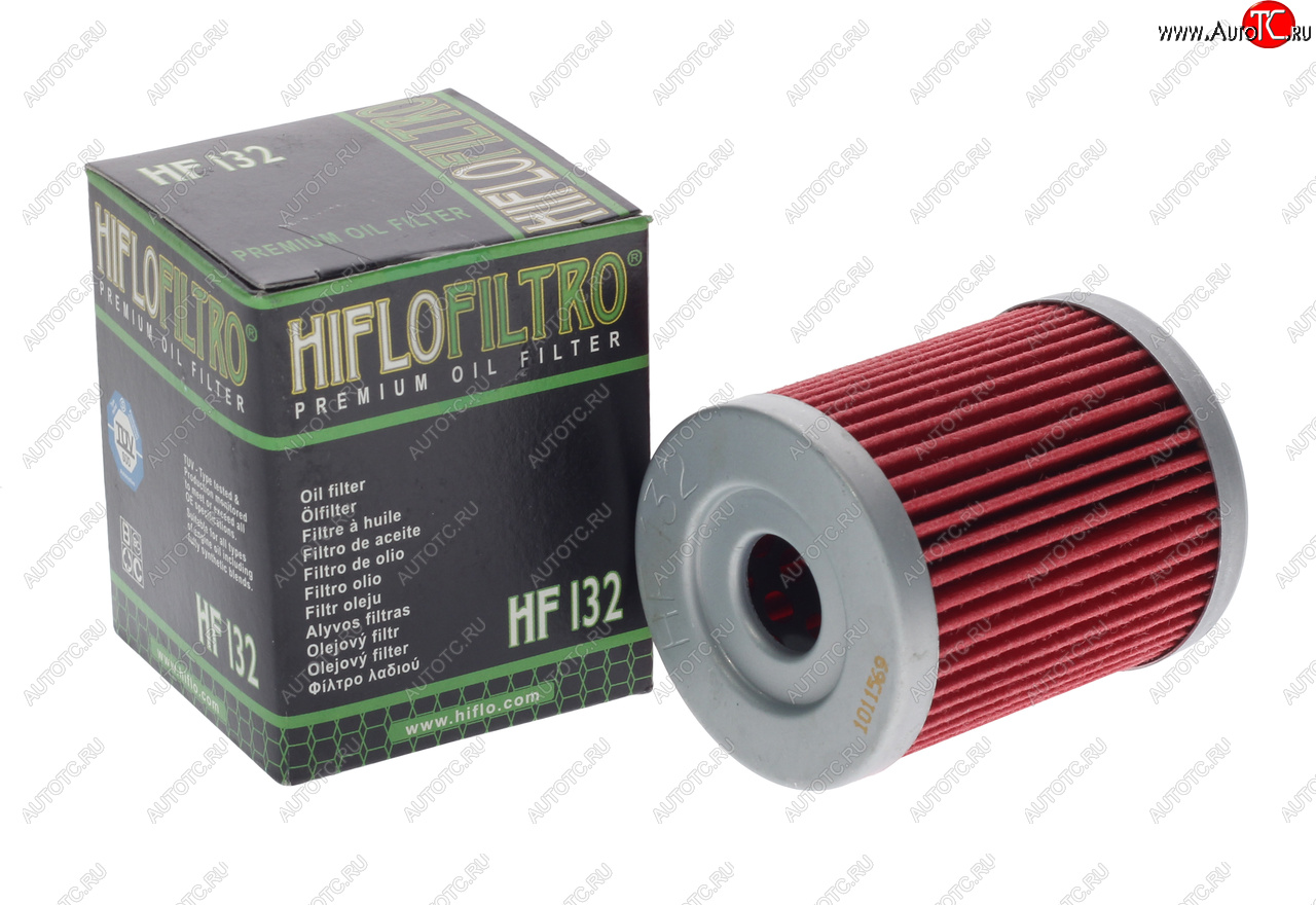429 р. Фильтр масляный мото KAWASAKI SUZUKI YAMAHA SYM HIFLO FILTRO HIFLO FILTRO hf132  с доставкой в г. Пермь